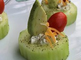Avocado and Tomato Cucumber Cups /#TasteCreations