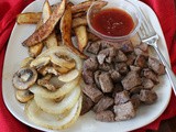 Bbq Filet Beef Tips / #SundaySupper