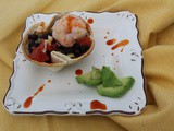 Black Bean and Corn Salad Shrimp Cups