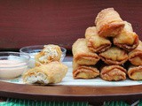 Buffalo Chicken Egg Rolls / #SundaySupperBleu