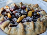 Cherry and Peach Galette / #FarmersMarketWeek