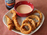Chipotle Chicken Strips and Onion Rings