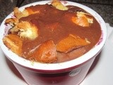 Chocolate and Cherry Bread Pudding