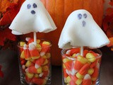 Chocolate Brownie Ghosts / Choctoberfest2016