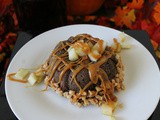 Chocolate Caramel Apple Bundt Cake / #BundtBakers