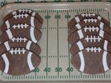 Chocolate Football Cookies/ # SundaySupper
