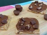 Chocolate Peanut Butter Crackers / #15MinuteFriday