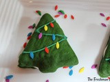 Christmas Tree Whoopie Pies / #ChristmasCookies