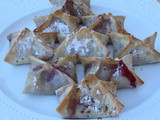 Cranberry and Brie Wontons /#Cranberry Week