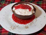 Cranberry Mousse Chocolate Dessert Bowls / #CranberryWeek