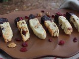 Cranberry Pecan Biscotti / #CranberryWeek