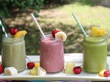 Creamy Kid Sized Smoothies / #SundaySupper