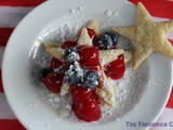 Easy Cherry Pie Stars