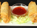 Homemade Chicken and Vegetable Egg Rolls