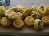 Kielbasa and Cheddar Mini Omelette Cups / #FarmersMarketWeek