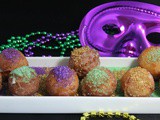 Mardi Gras Doughnut Holes