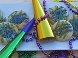 Mardi Gras Thumbprint Cookies