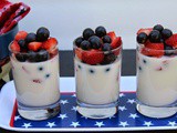 Patriotic Panna Cotta for #SundaySupper