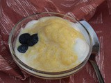 Peach Cream Dessert Sauce / From Our Dinner Table Group