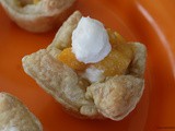 Peaches and Cream Mini Pies / Improv Cooking Challenge