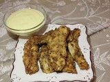 Pretzel Crusted Chicken Strips/Festive Foodies Event
