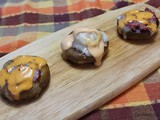 Reuben Stuffed Mushroom Appetizers / #NationalMushroomMonth