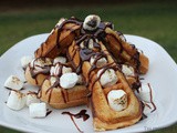 S'Mores Waffles / #SundaySupper