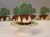 Shamrock Mini Cheesecakes