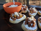 Slow Cooker Pinto Bean & Chorizo Naan Bread Appetizers