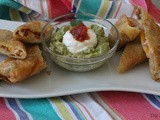 Southwestern Shrimp Spring Rolls / #SundaySupper