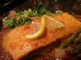 A Fish Tale | Cedar Plank Norwegian Salmon with Apricot Habanero Glaze