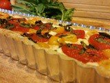 Biting the Big One | Tomato & Saffron Ricotta Tart