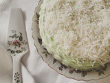 Blue Ribbons & The State Fair | Coconut Cake with Cream Cheese Key Lime Curd Frosting