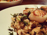 Hell’s Kitchen | Mushroom & Truffle Oil Risotto with Pan Seared Scallops