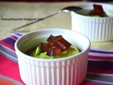 Avocado Back-to-Back : Avocado Mousse with Gula Melaka