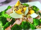 Egg, Ham and Quinoa Salad with Sesame Vinaigrette