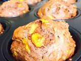 Moist Banana Chocolate Muffin