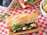 Bacon, Fig, and Arugula Sandwiches