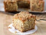 Banana Streusel Snack Cake