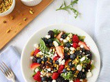 Berry, Goat Cheese, and Pistachio Salad