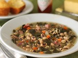 Black-Eyed Pea and Collard Green Soup