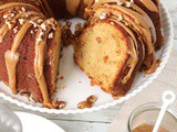 Brown Sugar Pound Cake with Caramel Drizzle