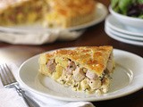 Chicken, Ham and Potato Pie