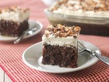 Chocolate Caramel Poke Cake