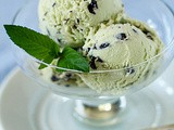 Chocolate-Mint Chocolate Chip Ice Cream