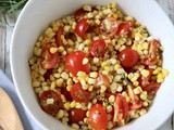 Corn and Cherry Tomato Salad with Lemon-Tarragon Vinaigrette