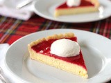 Cranberry Eggnog Tart