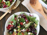 Easy Autumn Salad with Apple Cider Vinaigrette