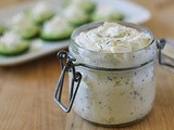 Homemade Light  Boursin  Garlic and Herb Cheese