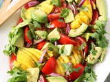 Mango, Tomato, and Avocado Salad
